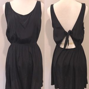 Forever 21 Open Back Mini Black Dress